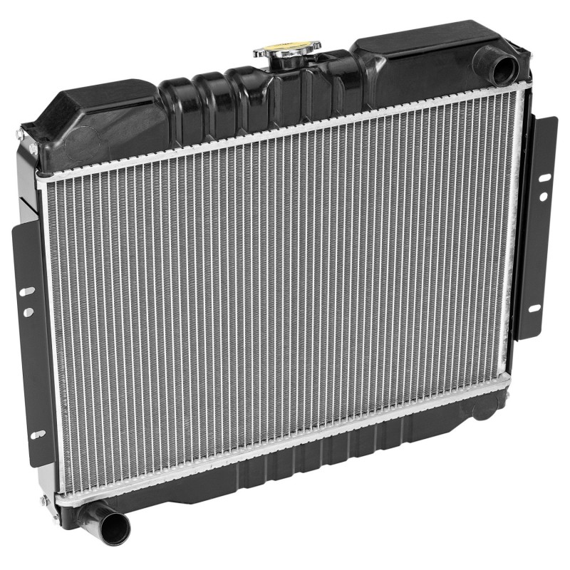 Omix Radiator, 2-Row for 1974-1980 Jeep CJ's with 6 or 8 Cylinder Engine