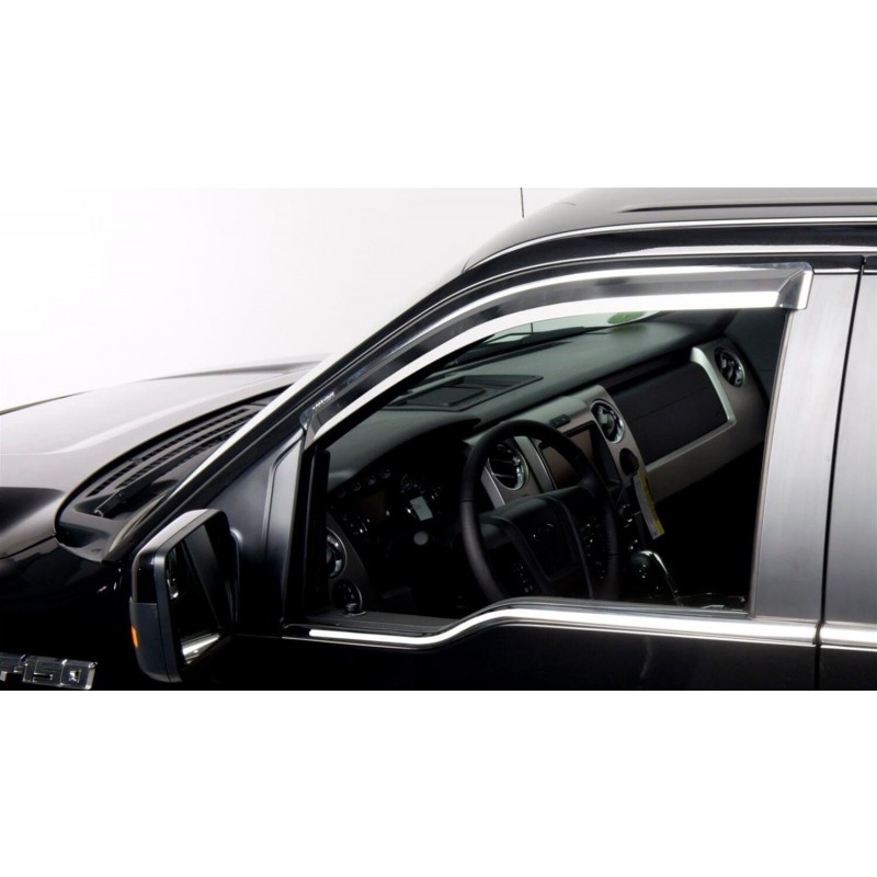 Putco Window Trim Accent; Chrome ABS Plastic; Fits w/Towing Mirrors;
