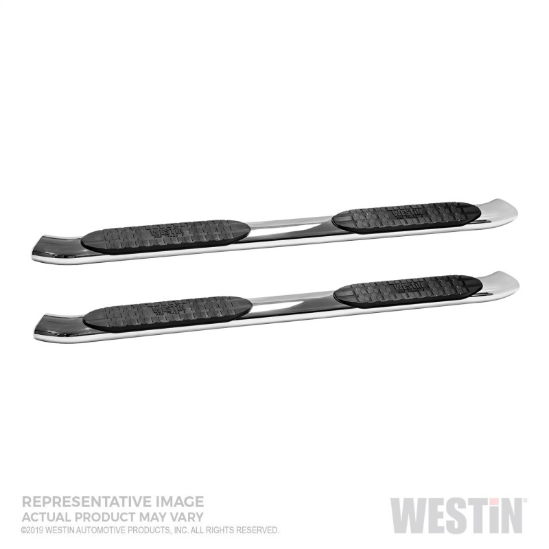 Westin PRO TRAXX 5 Oval Nerf Step Bars - Stainless Steel
