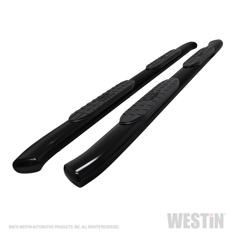Westin PRO TRAXX 5 Oval Nerf Step Bars - Black - Steel