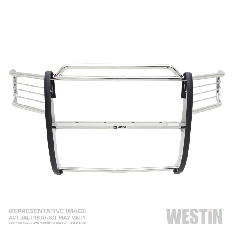 Westin Sportsman Grille Guard - Polished Stainless Steel - Double Hood Bar