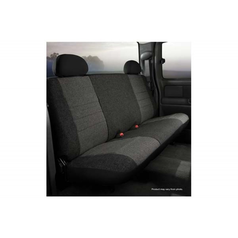 FIA OE30 Series - Oe Tweed Custom Fit Rear Seat Cover- Charcoal, with Super Grip fastening system for easy installation 