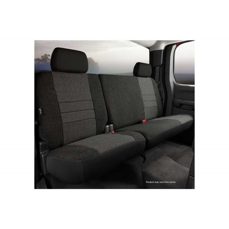 FIA OE30 Series - Oe Tweed Custom Fit Rear Seat Cover- Charcoal, with Super Grip fastening system for easy installation 