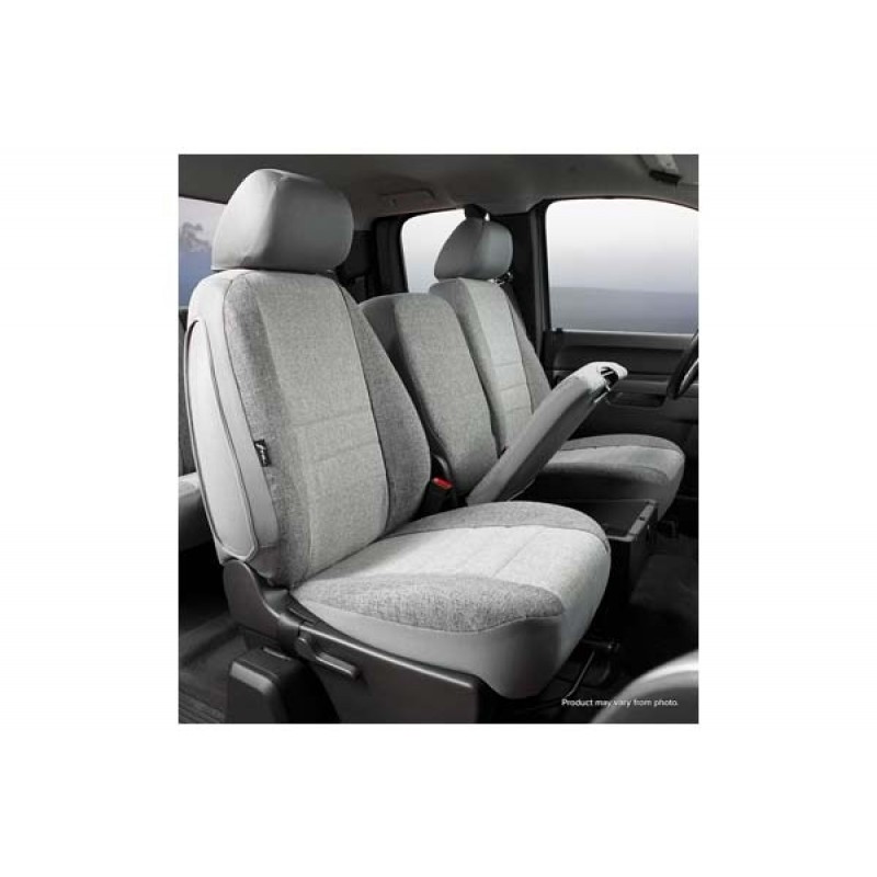 FIA OE30 Series - Oe Tweed Custom Fit Front Seat Cover- Gray, with Super Grip fastening system for easy installation and