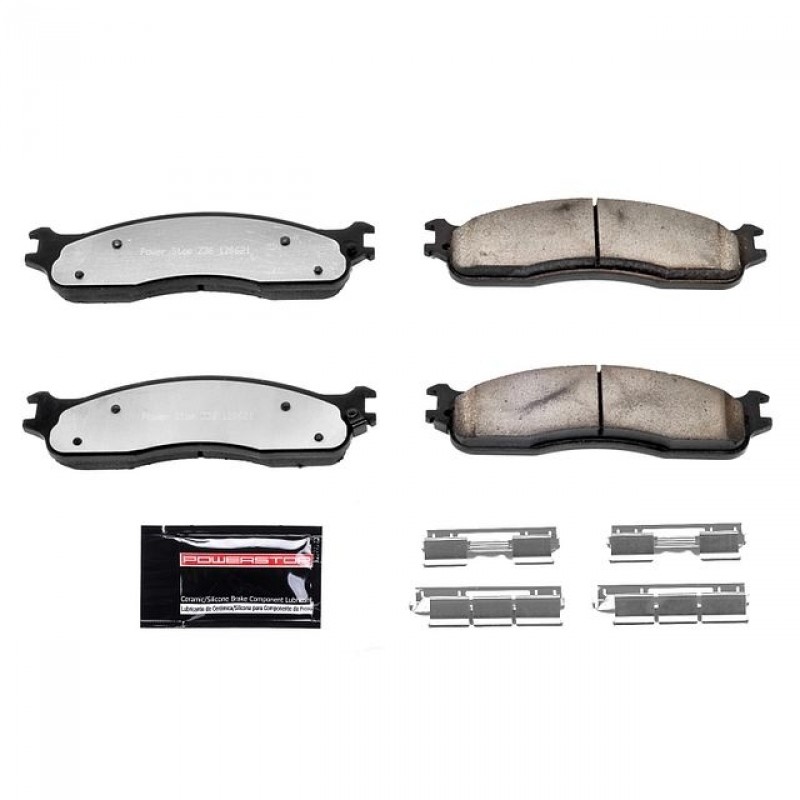 Power Stop Front Z36 Truck & Tow Brake Pad Set for 06-08 Dodge Ram 1500, 03-08 Ram 2500/3500
