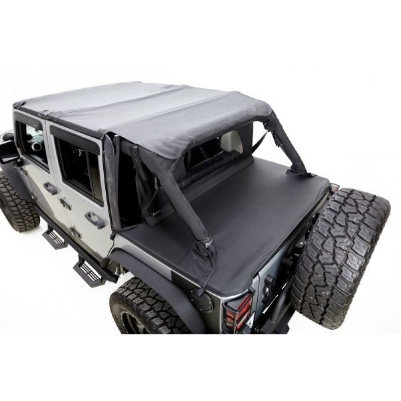 Rampage California Extended Brief Top for 11-18 Jeep Wrangler JK Unlimited  - Black Diamond | Best Prices u0026 Reviews at Morris 4x4