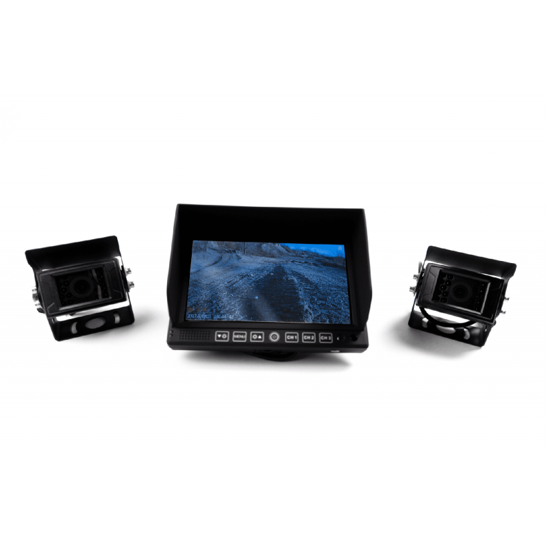 Brandmotion SummitView UTV Dual 1080p Camera System with High Definition 7" DVR Monitor