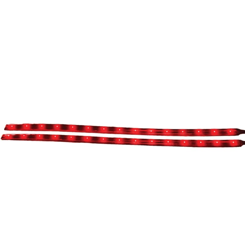 Vision X 12" Twin Pack Flexible LED Bars - Red