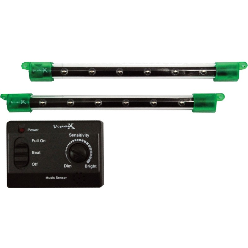 Vision X 6" Twin Pack LED Bars - Green