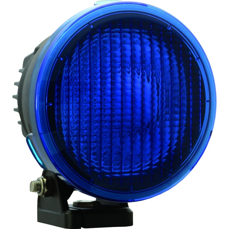 Vision X 4.7" Cannon Light Polycarbonate Cover, Blue - Flood Beam