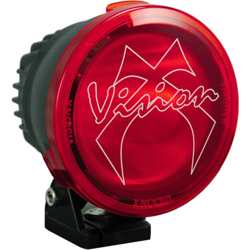 Vision X 4.7" Cannon PCV Polycarbonate Cover, Red - Elliptical Beam