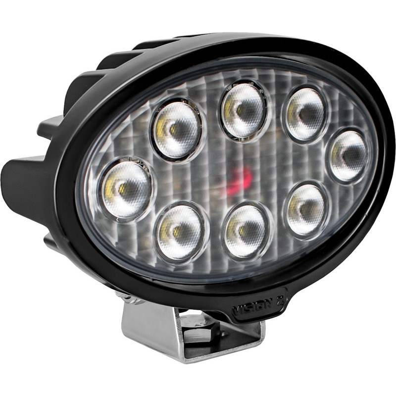 Vision X VL Series Oval LED Work Light Series - Eight 5-Watts LED's, 40 Degree Flood Pattern with Deutsch Connector
