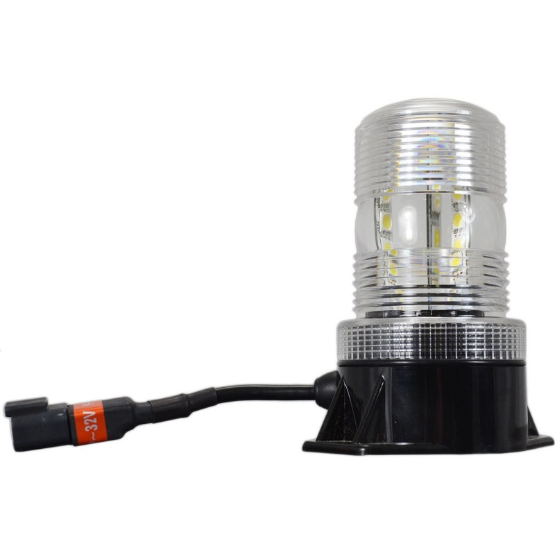 Vision X 5.25" Utility Market LED Strobe Beacon - 36 LED's, Green - Black Housing