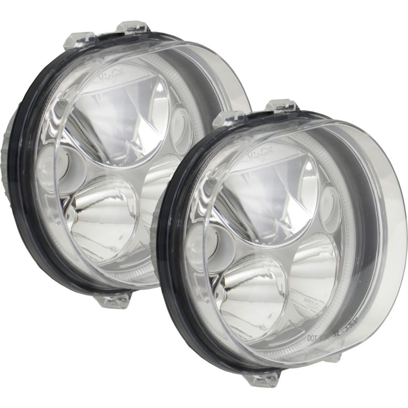 Vision X 5.75" Oval VX LED Headlights with Low-High-Halo - Pair