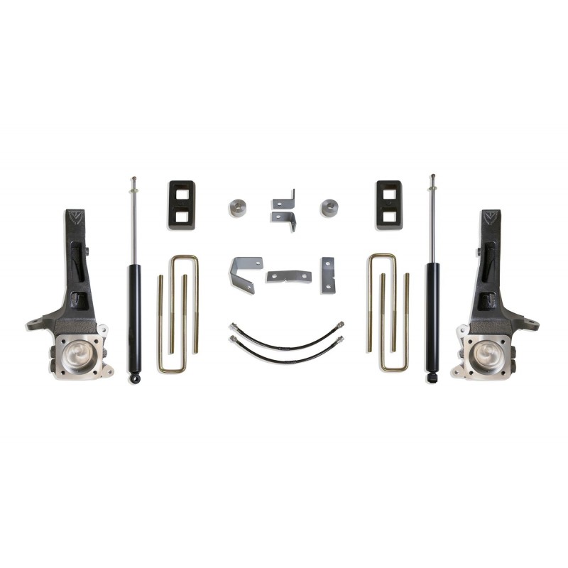 Maxtrac Suspension Lift Kit with Max Trac Shocks - 4"/2" Lift Height for 2005-Up Toyota Tacoma 2WD