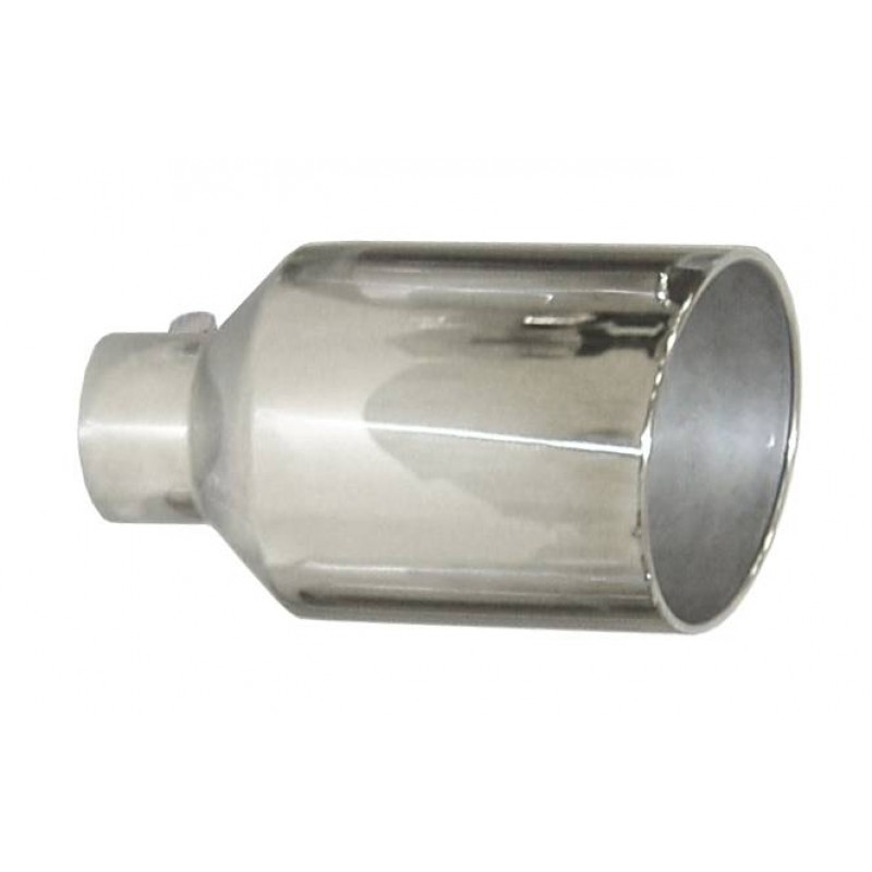 Pypes Exhaust Tip 4" ID X 10" OD X 18" L Tip, Bolt-On - Polished