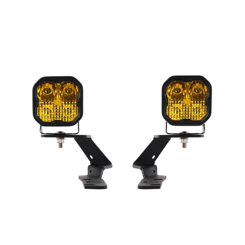 Diode Dynamics SS3 LED Ditch Light Kit for Ford Ranger - Pro Yellow Combo