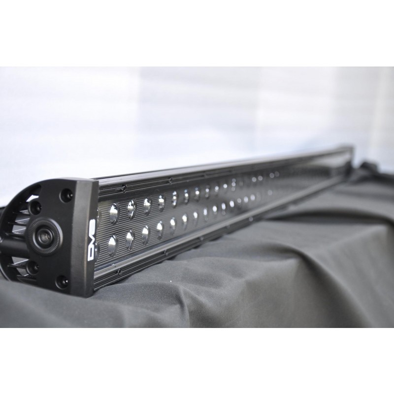 DV8 Off-Road 50" Pro Series Dual Row LED Light Bar with Black Face, 300W Flood/Spot 3W