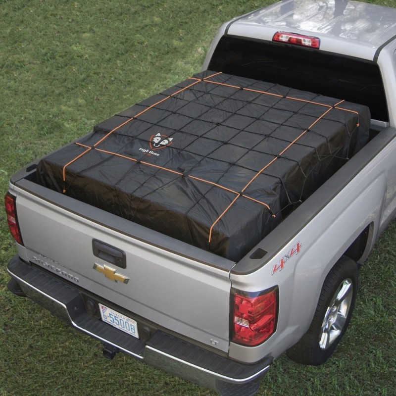 Rightline Gear Truck Bed Cargo Net with Built-In Tarp - Black