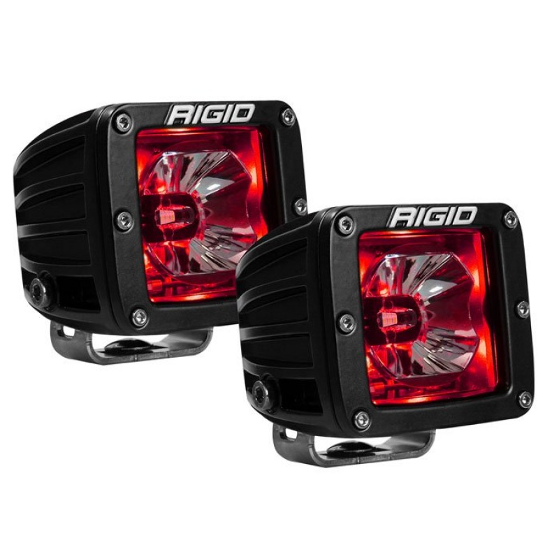 Rigid Industries Radiance Pod LED Lights, Red - Pair