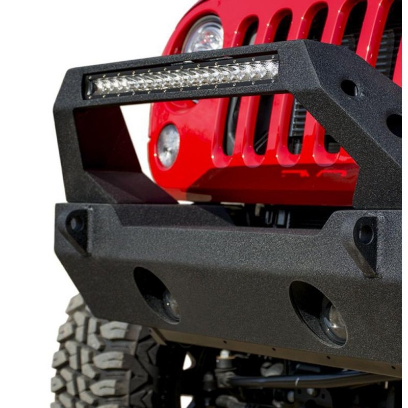 DV8 FS-25 Stubby Front Bumper with Winch Plate & Fog Light Holes