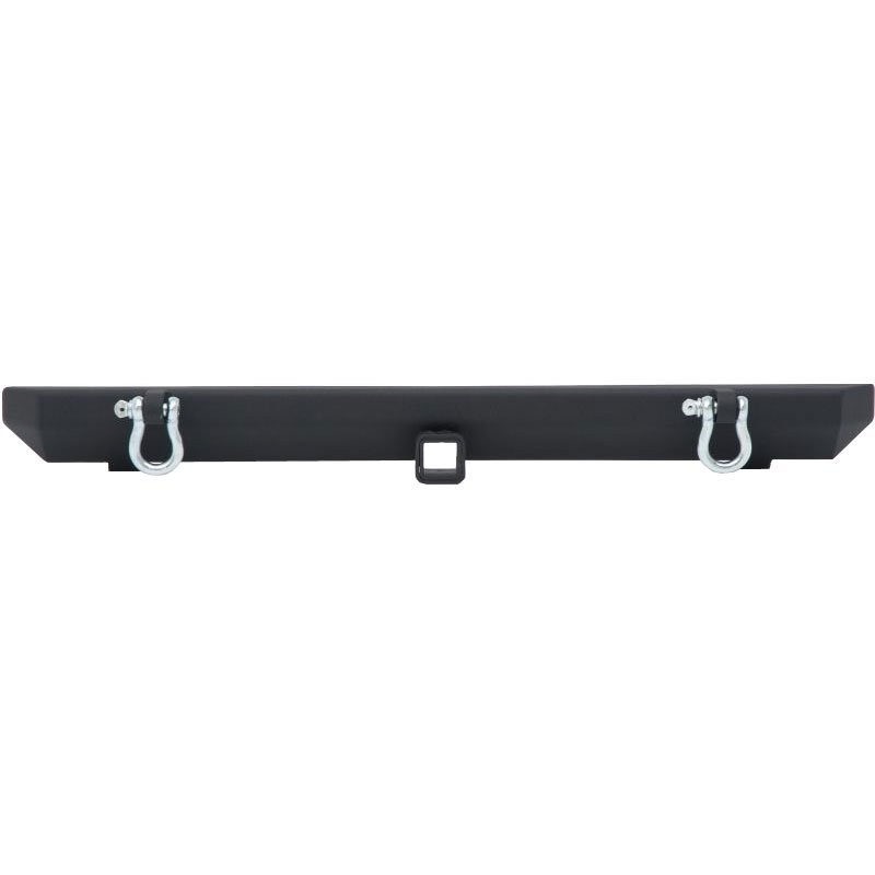 Smittybilt SRC Classic Rear Bumper with 3/4" D-Rings and D-Ring Mounts - Black