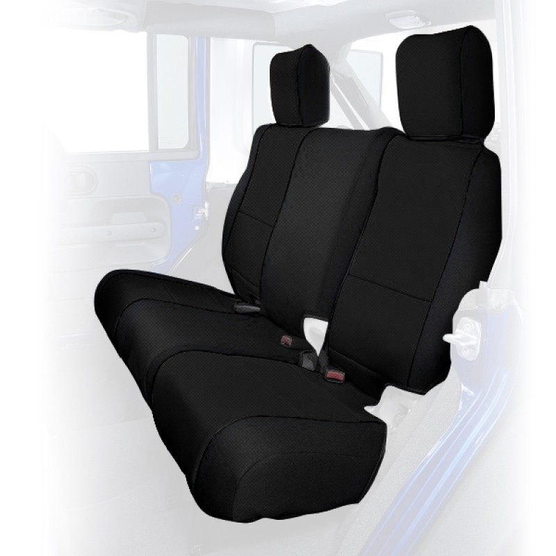 Coverking Cordura Ballistic Custom Rear Seat Cover, 60/40 Split Bench - Black