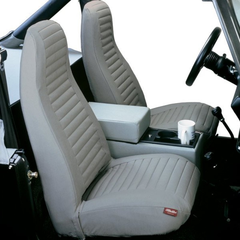 Bestop Seat Cover Hi Back Bucket Pair Charcoal | Best Prices & Reviews at  Morris 4x4