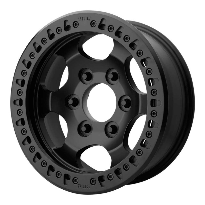 KMC XD231 RG Race Series Wheel 17x8.5" - 5x5" Bolt Pattern, 4.75 Backspacing - Satin Black
