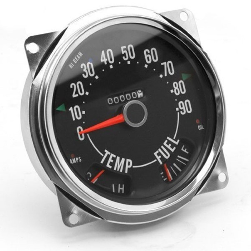 Omix Speedometer Gauge Cluster (0-90 MPH)