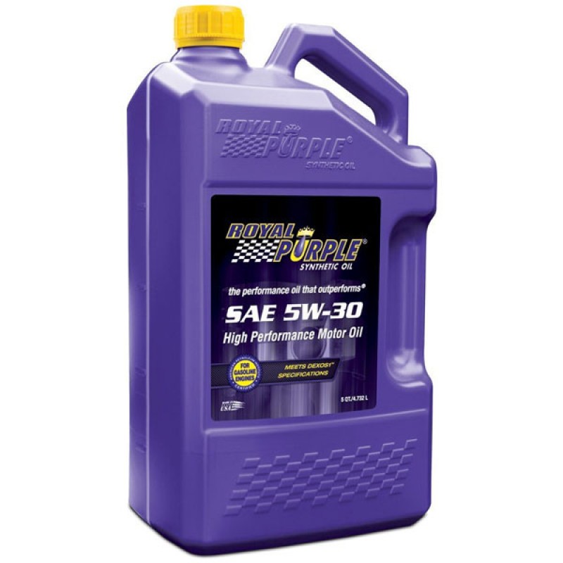 Royal Purple SAE 5W-30 Heavy Duty Synthetic Motor Oil, 5 Quart Bottle