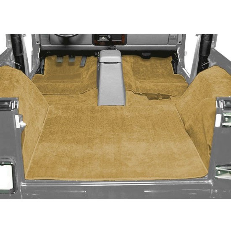 Seatz Deluxe Cut Pile Carpet Kit with Roll Bar Cut-Outs - Tan | Best Prices  & Reviews at Morris 4x4