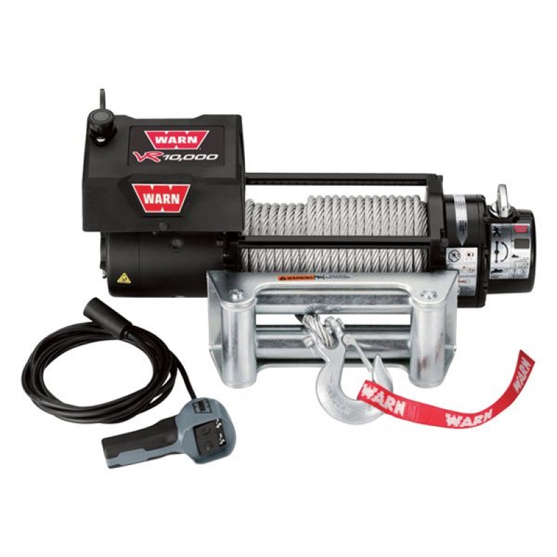 WARN VR10000 Winch with Wire Rope and Roller Fairlead - 10,000 lbs.
