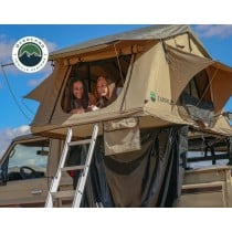Overland Vehicle Systems TMBK 3 Person Roof Top Tent with Green Rain Fly