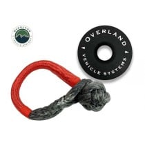 Overland Vehicle Systems Combo Pack: 6.25" Recovery Ring and 5/8" Soft Shackle