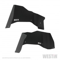 Westin Inner Fenders - Rear - Pair - Steel w/Textured Black Finish