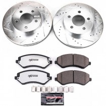 Power Stop Front Z36 Truck & Tow Brake Pad and Rotor Kit for 02-07 Jeep Liberty