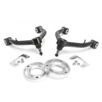 ReadyLift Front Leveling Kit; 1.5 in. Lift; Incl. 0.75 in. Lower Strut Spacer; For Use w/Aluminum/Stamped Steel OE Arms;