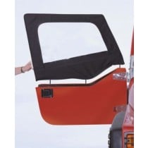 Rampage Factory Replacement Door Skins with Frames for 97-06 Wrangler TJ - Black Diamond