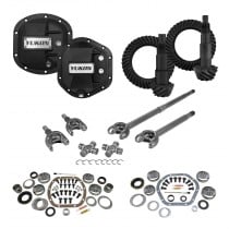 Yukon Stage 3 Complete Gear & Install Kit with Dif Covers and Front Axles for Jeep Wrangler JK (Non-Rubicon) - 4.88 ratio 