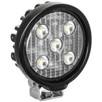 Vision X VL Series Round LED Work Light Series - Five 4-Watts LED's, 40 Degree Flood Pattern with Deutsch Connector