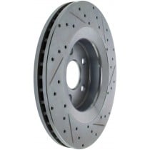StopTech Select Sport Drilled/Slotted Rotor, Front Right - 2006-2010 Jeep Grand Cherokee WK