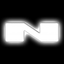 Oracle Universal Illuminated LED Letter Badge - Matte White - N