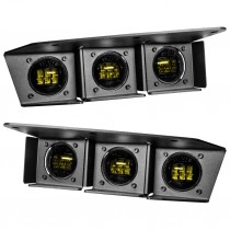 ORACLE Triple LED Fog Light Kit for Ford Bronco with Steel Bumper - Yellow