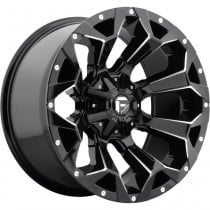 Fuel Off-Road Assault Wheel - 17"x9" - Bolt Pattern 5x4.5" & 5x5" - Backspacing 4.5" - Offset -12 - Gloss Black