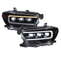 Diode Dynamics Sequential LED Projector Headlights for 2016-Up Toyota Tacoma