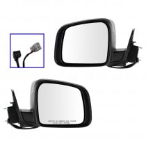 DIY Solutions Power Heated Turn Signal Memory Paint to Match 2 Piece Mirror Set for 11-13 Grand Cherokee Driver & Passenger Side