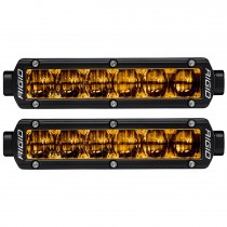 Rigid Industries SAE DOT SR-Series 6" Fog LED Light Bars, Yellow - Pair