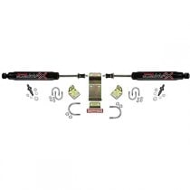 Skyjacker Black MAX Dual Steering Stabilizer Kit without Boot - Black