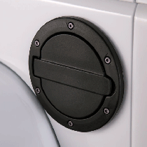 Amp Research Fuel Door, Aluminum - Black
